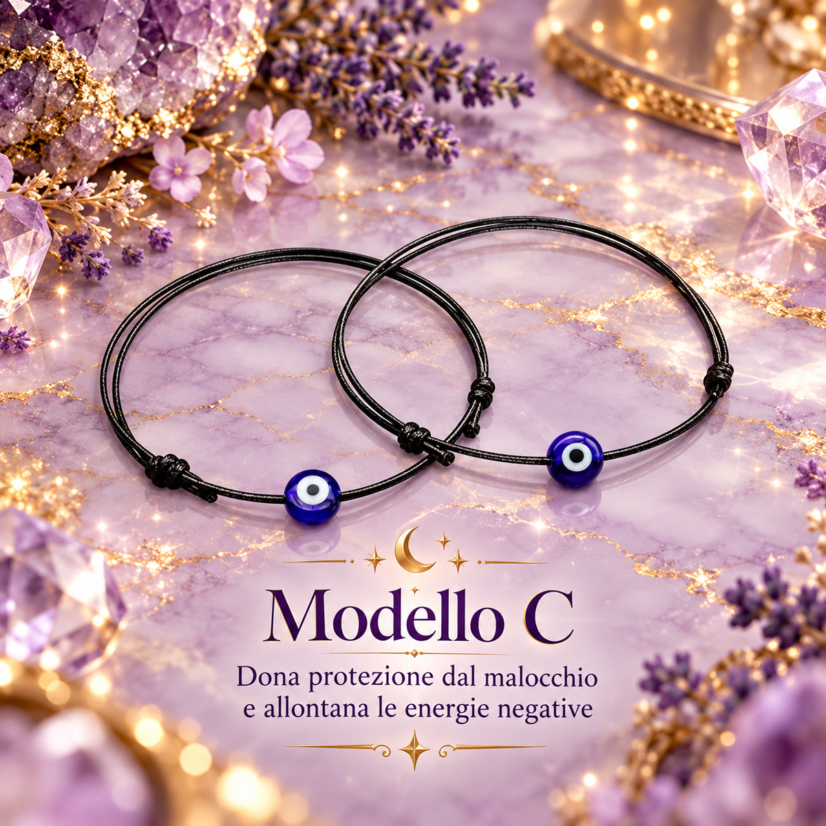 Set 2 Bracciali Occhio Protettivo