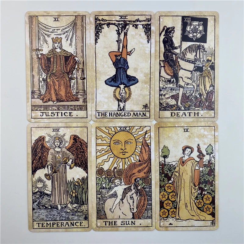 Tarocchi Vintage Dorati – Scatola in Metallo